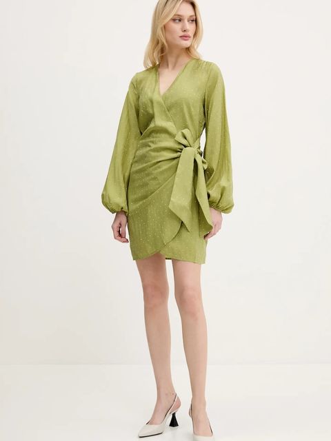 Never Fully Dressed sukienka kolor zielony mini dopasowana NFDDR1716 - zdjęcie produktu nr 1