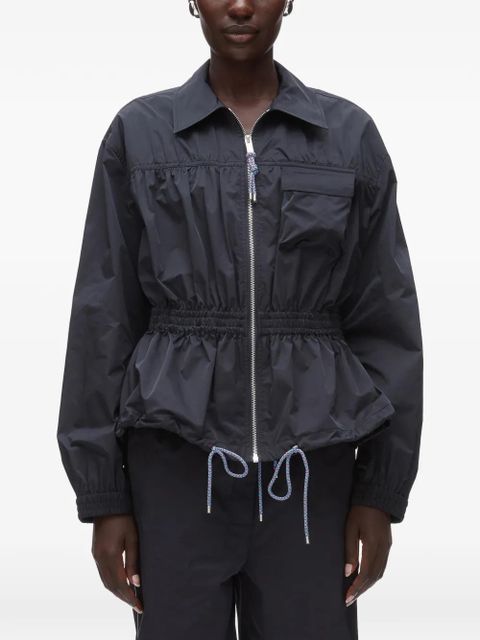 3.1 Phillip Lim zip-up drawstring jacket - Blue