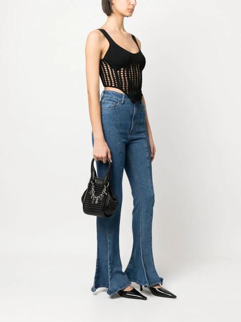 Diesel logo-charm detail tote bag - Black - zdjęcie produktu nr 2