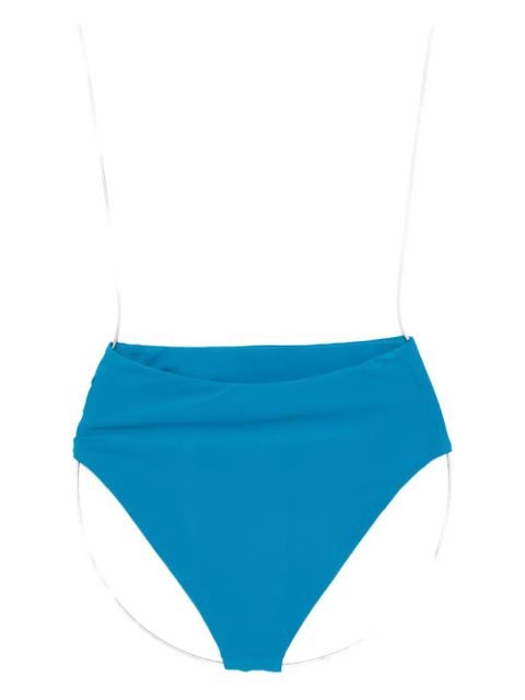 Christopher Esber ring-detail high-waisted bikini bottoms - Blue - zdjęcie produktu nr 2