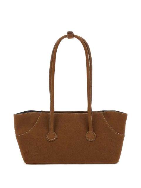 Marge Sherwood topstitch leather shoulder bag - Neutrals - zdjęcie produktu nr 1