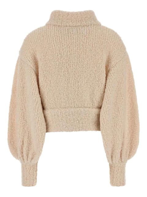 ZIMMERMANN Hypnotic bouclé zip-front bomber jacket - Neutrals - zdjęcie produktu nr 2