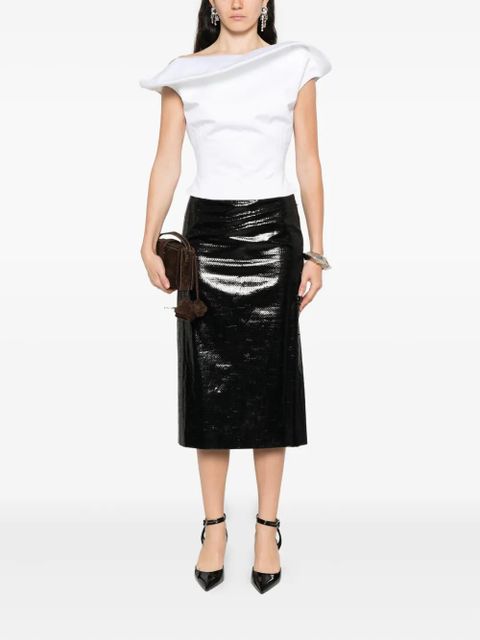 Magda Butrym cropped blouse - White - zdjęcie produktu nr 2