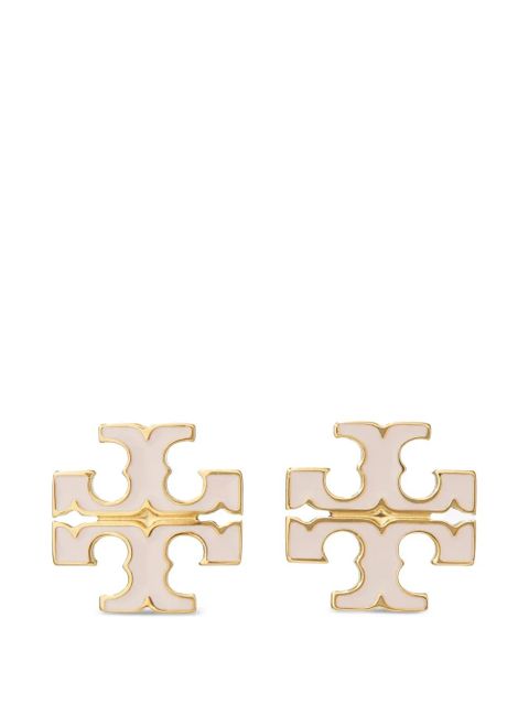 Tory Burch small icon enamel stud earrings - Gold - zdjęcie produktu nr 1