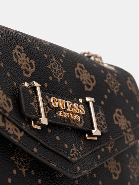Guess torebka SILIA kolor brązowy HWGP98 90210