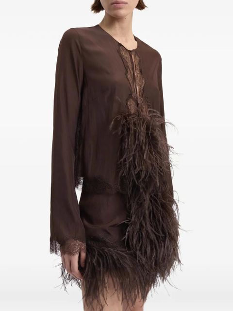 16Arlington Zelmi mini skirt - Brown