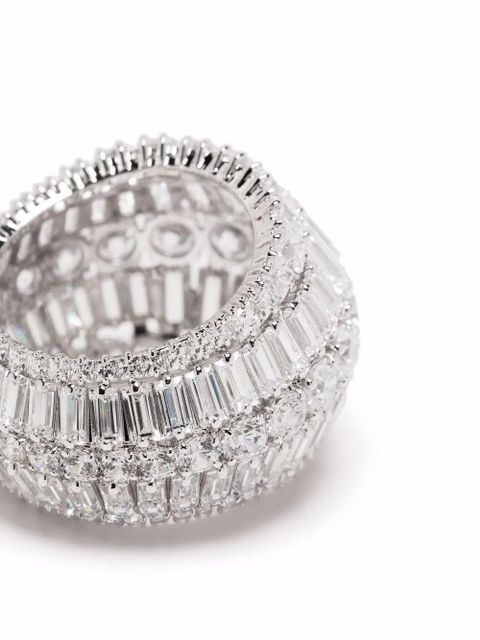 Swarovski Hyperbola cocktail ring - Silver