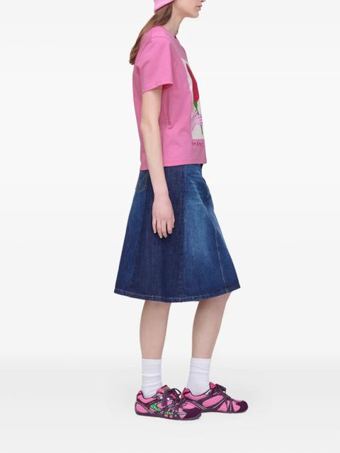 Marc Jacobs Oh Rose print cotton T-shirt - Pink