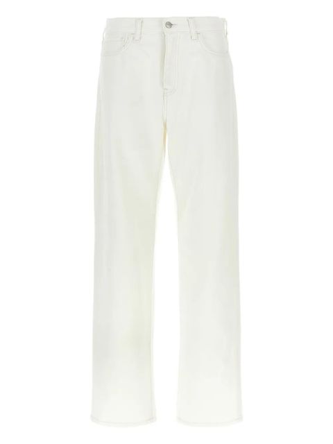 Carhartt WIP logo-patch cotton jeans - White - zdjęcie produktu nr 1