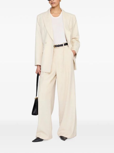 ANINE BING Tiphaine double-breasted blazer - Neutrals - zdjęcie produktu nr 2