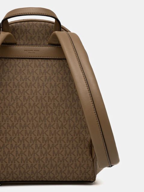 MICHAEL Michael Kors plecak damski kolor beżowy mały wzorzysty 30S4G8XB2V