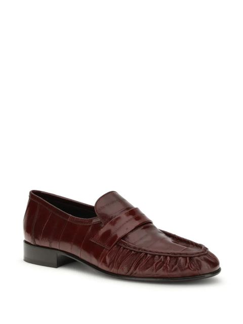 The Row Soft penny leather loafers - Brown - zdjęcie produktu nr 2