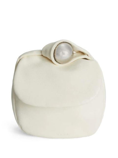Jil Sander Sphere clutch bag - White - zdjęcie produktu nr 1