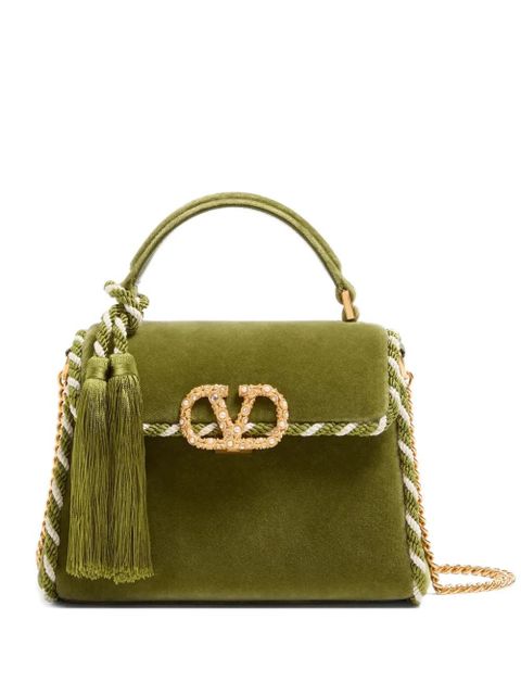 Valentino Garavani mini VSling tote bag - Green - zdjęcie produktu nr 1