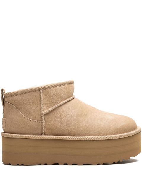 UGG Classic Ultra Mini Platform "Sand" boots - Neutrals - zdjęcie produktu nr 1