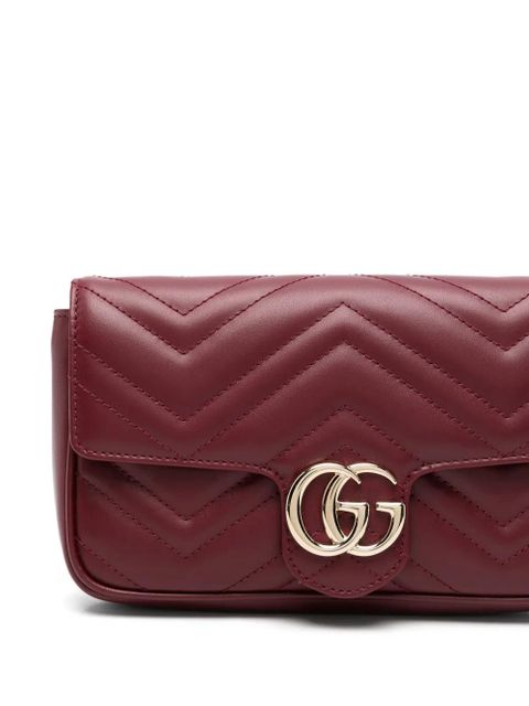 Gucci mini Marmont cross body bag - Red