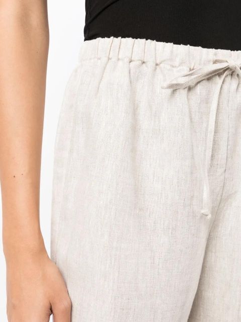 Reformation Olina straight-leg linen trousers - Neutrals