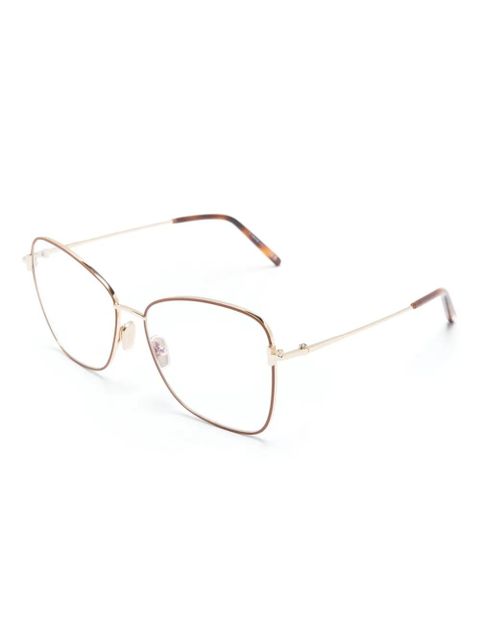 TOM FORD Eyewear two-tone butterfly-frame glasses - Gold - zdjęcie produktu nr 2