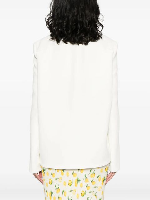 Sportmax dart-detail fitted jacket - Neutrals