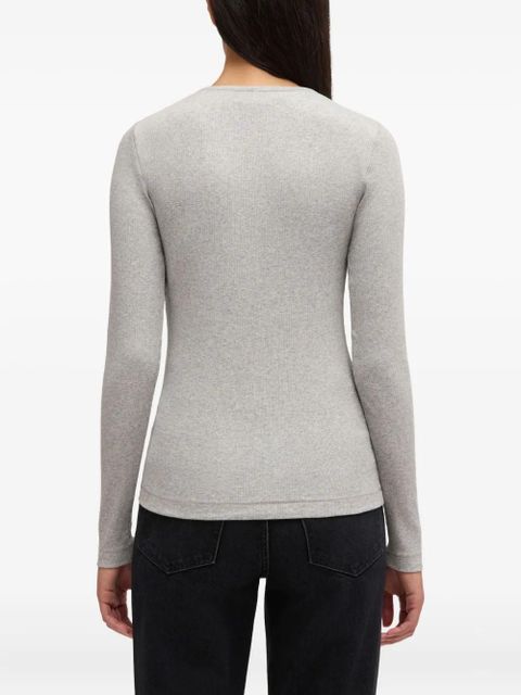 GANNI long-sleeve top - Grey
