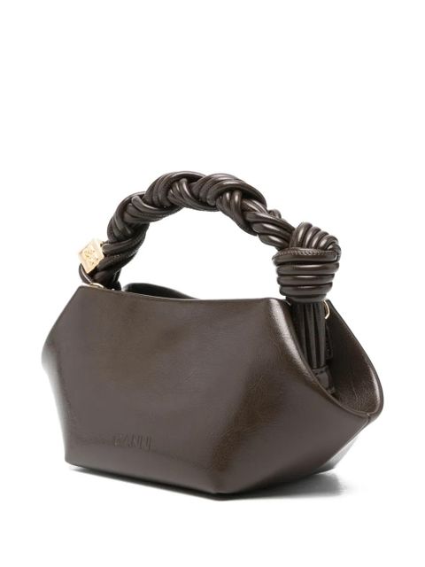 GANNI mini Bou tote bag - Brown