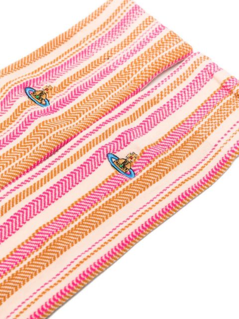 Vivienne Westwood striped-pattern socks - Neutrals