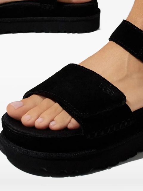 UGG Goldenstar logo sandals - Black
