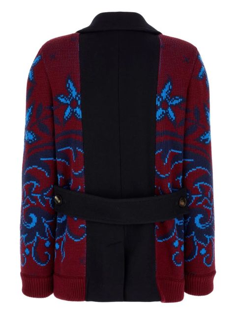 ETRO double-breasted floral cardigan - Red - zdjęcie produktu nr 2