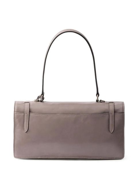Prada medium leather shoulder bag - Grey - zdjęcie produktu nr 2