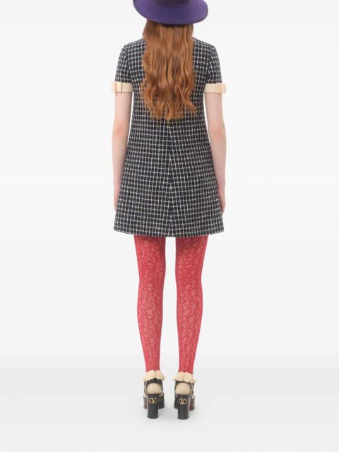 Valentino Garavani mini bouclé dress - Blue