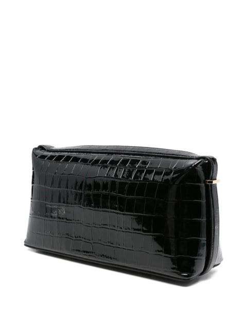 TOTEME crocodile-embossed clutch - Black - zdjęcie produktu nr 2