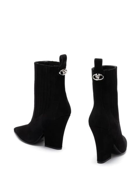 Valentino Garavani VLogo suede boots - Black