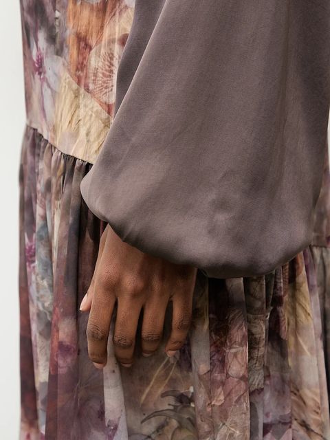 Answear.LAB bluzka damska kolor brązowy gładka