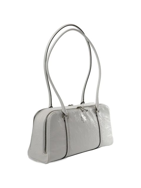 Tory Burch small logo-detail zip-fastening shoulder bag - White - zdjęcie produktu nr 2