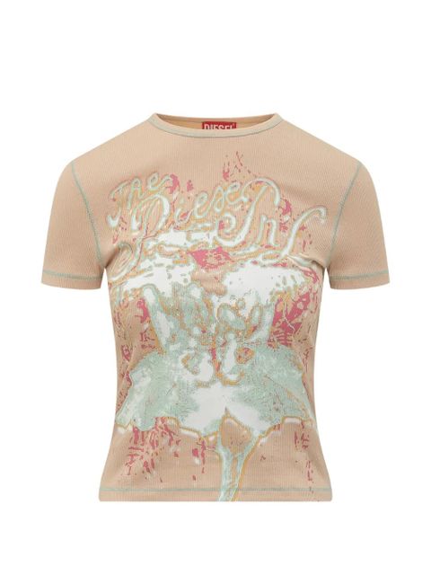 Diesel T-Brenda print T-shirt - Neutrals - zdjęcie produktu nr 1