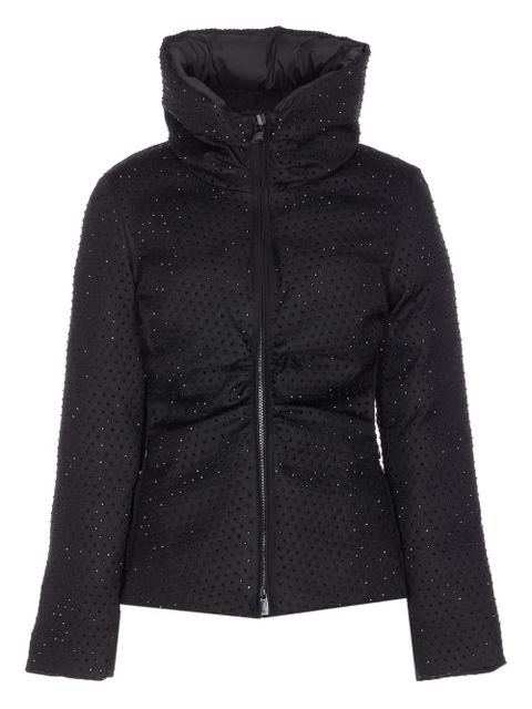 PINKO strass-embellished high-neck jacket - Black - zdjęcie produktu nr 1