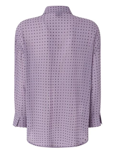 PINKO stud-embellished shirt - Purple - zdjęcie produktu nr 2
