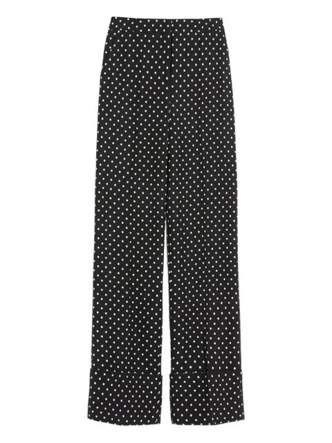 Valentino Garavani Supergran Plusdepois-print trousers - Black - zdjęcie produktu nr 1