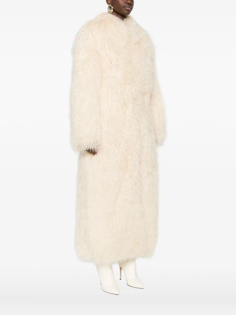ducie Faye shearling coat - Neutrals