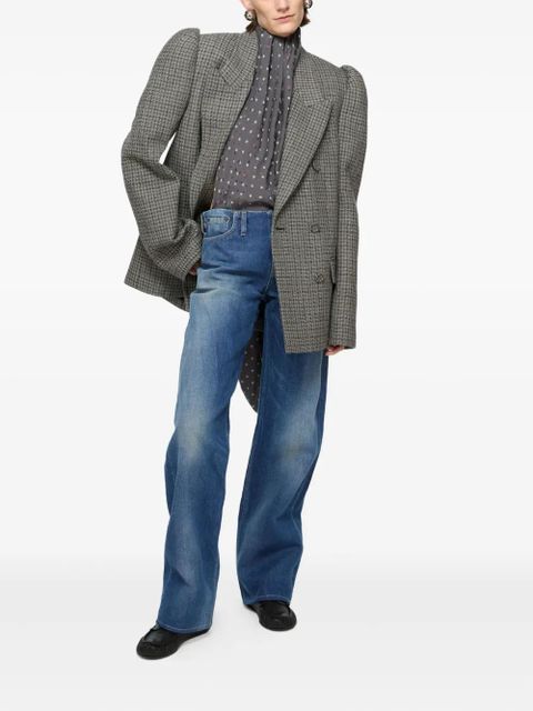 Acne Studios penny-slot leather loafers - Black