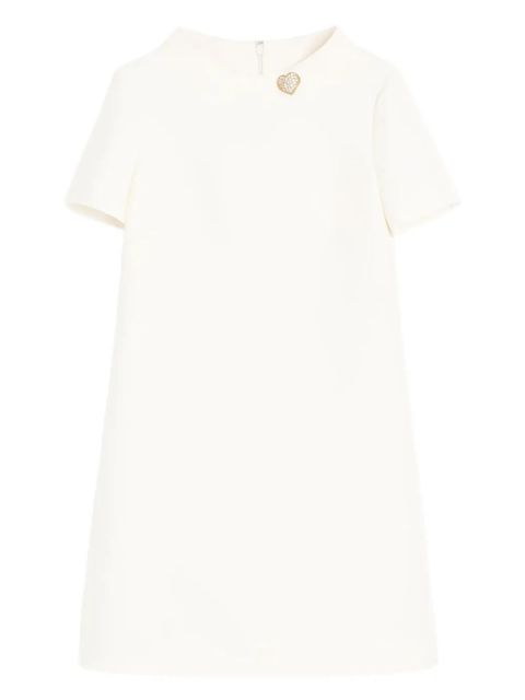 Valentino Garavani heart-detail mini dress - White - zdjęcie produktu nr 1