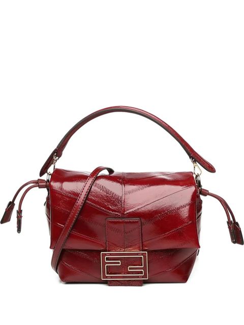 FENDI Mamma logo-detail mini bag - Red - zdjęcie produktu nr 1