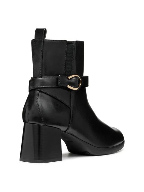 Geox botki skórzane D WALK PLEASURE 55 kolor czarny na słupku D46XBA 00043 C9999 - zdjęcie produktu nr 2