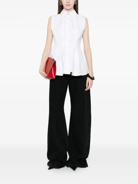 Sportmax pleated shirt - White - zdjęcie produktu nr 2