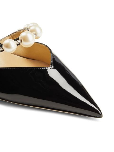 Jimmy Choo Aurelie 65mm pearl-embellished pumps - Black