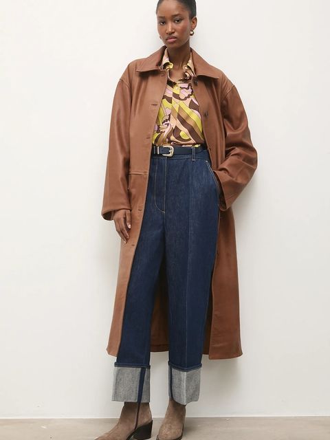 Answear.LAB botki zamszowe kolor beżowy na słupku lekko ocieplone