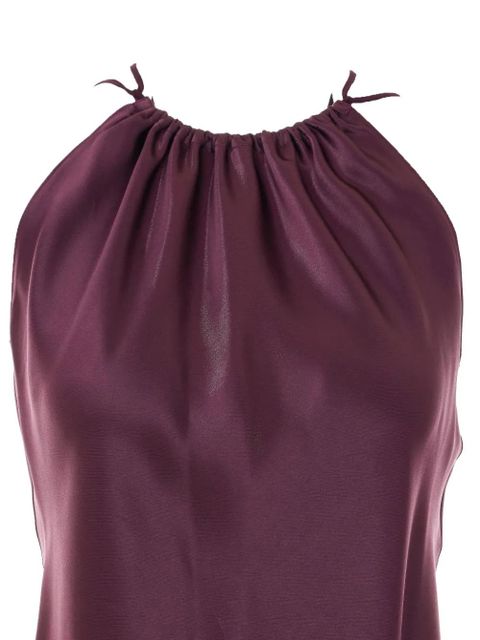 PINKO gathered sleeveless top - Purple
