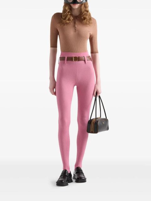 Prada cotton polo shirt - Brown - zdjęcie produktu nr 2