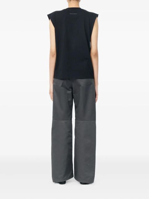 MM6 Maison Margiela crew-neck vest - Black
