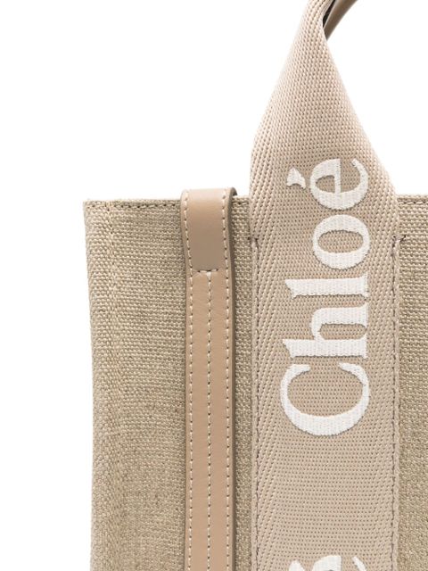 Chloé small Woody tote bag - Neutrals